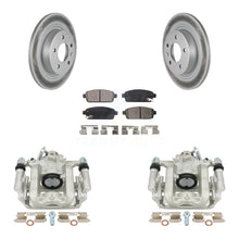 Charger l'image dans la galerie, Rear Brake Coated Rotors Ceramic Pad Kit With Calipers For Chevrolet Cruze Volt Cadillac