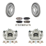 [Rear] 2013 Chevrolet Cruze LT/LTZ Coated Brake Rotor Caliper Kit & Ceramic Pads For Max Safe Braking