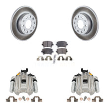 Charger l'image dans la galerie, Rear Disc Brake Caliper Coated Rotors And Ceramic Pads Kit For Volkswagen Jetta