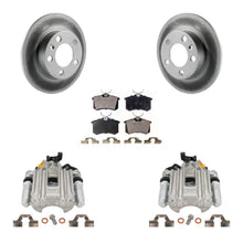 Charger l'image dans la galerie, Rear Disc Brake Coated Rotor And Ceramic Pad Kit With Calipers For Volkswagen Jetta City