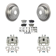 Load image into Gallery viewer, Rear Disc Brake Coated Rotors And Ceramic Pads Kit With Calipers For Acura RDX