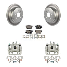 Load image into Gallery viewer, Rear Disc Brake Coated Rotors And Ceramic Pad Kit With Calipers For Honda CR-V Acura RDX