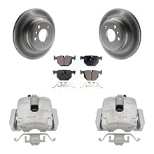 Load image into Gallery viewer, Rear Disc Brake Coated Rotors And Ceramic Pads Kit With Calipers For BMW X5 X6