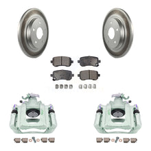 Load image into Gallery viewer, Rear Brake Caliper Coat Rotors Ceramic Pad Kit For Chrysler Town &amp; Country Dodge