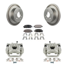 Load image into Gallery viewer, Rear Disc Brake Coated Rotors And Ceramic Pad Kit With Calipers For Nissan Altima Maxima
