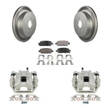 [Rear] 09-13 Suzuki Grand Vitara Coated Brake Rotor Caliper Kit & Ceramic Pads For Max Safe Braking