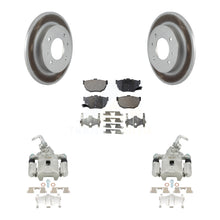 Load image into Gallery viewer, Rear Disc Brake Coated Rotors And Ceramic Pads Kit With Calipers For Hyundai Elantra