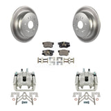 [Rear] 2005-2006 Honda CR-V Coated Brake Rotor Caliper Kit & Ceramic Pads For Max Safe Braking