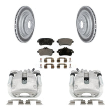 Load image into Gallery viewer, Rear Disc Brake Coated Rotor And Ceramic Pad Kit With Calipers For Mercedes-Benz ML350