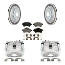 Charger l'image dans la galerie, Rear Brake Coated Rotor Ceramic Pad Kit With Calipers For Mercedes-Benz GL450 GLS550 AMG