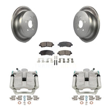 Charger l'image dans la galerie, Rear Disc Brake Caliper Coated Rotors And Ceramic Pads Kit For Toyota Highlander