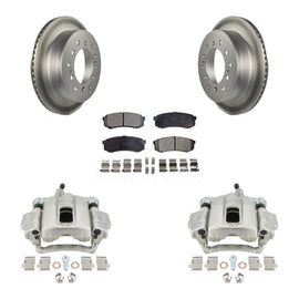 [Rear] 2010-2014 Toyota FJ Cruiser Coated Brake Rotor Caliper Kit & Ceramic Pads For Max Safe Braking