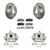 [Rear] 2010-2014 Toyota FJ Cruiser Coated Brake Rotor Caliper Kit & Ceramic Pads For Max Safe Braking