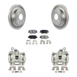 [Rear] 2012-2016 Hyundai Accent Coated Brake Rotor Caliper Kit & Ceramic Pads For Max Safe Braking