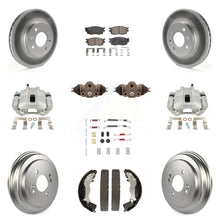 Load image into Gallery viewer, Front Rear Brake Caliper Coat Rotor Drum Ceramic Pad Shoe Cylinder Hardware Kit For
