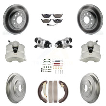 Charger l'image dans la galerie, Front Rear Brake Caliper Coat Rotor Drum Ceramic Pad Shoe Cylinder Hardware Kit For