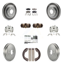 Charger l'image dans la galerie, Front Rear Brake Caliper Coat Rotor Drum Ceramic Pad Shoe Cylinder Hardware Kit For