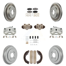 Load image into Gallery viewer, Front Rear Brake Caliper Coat Rotor Drum Ceramic Pad Shoe Cylinder Hardware Kit For