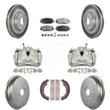 Load image into Gallery viewer, Front Rear Disc Brake Caliper Coat Rotor Drum Ceramic Pad Kit For Toyota Corolla