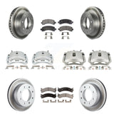 Front Rear Brake Caliper Coat Rotor Ceramic Pad Kit (10Pc) For Chevrolet Express