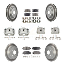 Load image into Gallery viewer, Front Rear Disc Brake Caliper Coat Rotors Ceramic Pad Kit (10Pc) For Toyota RAV4