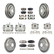 Load image into Gallery viewer, Front Rear Disc Brake Caliper Coat Rotors Ceramic Pad Kit (10Pc) For Toyota RAV4