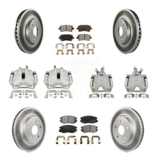 Charger l'image dans la galerie, Front Rear Brake Caliper Coat Rotors &amp; Ceramic Pad Kit (10Pc) For Buick LaCrosse