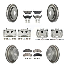 Load image into Gallery viewer, Front Rear Disc Brake Caliper Coat Rotor &amp; Ceramic Pad Kit (10Pc) For Ford F-150