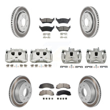 Load image into Gallery viewer, Front Rear Disc Brake Caliper Coat Rotor &amp; Ceramic Pad Kit (10Pc) For Ford F-150