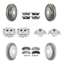 Charger l'image dans la galerie, Front Rear Brake Caliper Coat Rotor &amp; Ceramic Pad Kit (10Pc) For Ford Expedition