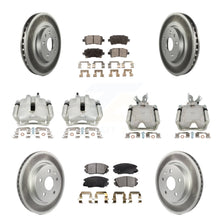 Load image into Gallery viewer, Front Rear Brake Caliper Coat Rotors Ceramic Pad Kit (10Pc) For Chevrolet Impala