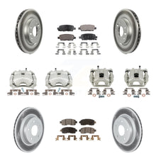 Load image into Gallery viewer, Front Rear Disc Brake Caliper Coat Rotors Ceramic Pad Kit (10Pc) For Nissan LEAF