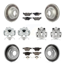 Load image into Gallery viewer, Front Rear Disc Brake Caliper Coat Rotors &amp; Ceramic Pad Kit (10Pc) For BMW 328xi