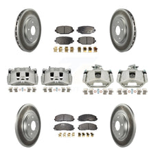 Load image into Gallery viewer, Front Rear Disc Brake Caliper Coat Rotor Ceramic Pad Kit For Dodge Grand Caravan