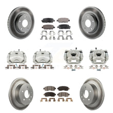 Charger l'image dans la galerie, Front Rear Brake Caliper Coat Rotor And Ceramic Pad Kit (10Pc) For Nissan Altima