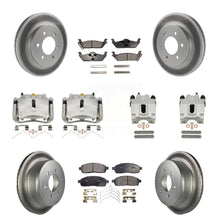 Charger l'image dans la galerie, Front Rear Brake Caliper Coat Rotor &amp; Ceramic Pad Kit (10Pc) For Ford F-150 Mark
