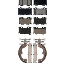Charger l'image dans la galerie, Front Rear Ceramic Brake Pads Parking Shoes Kit For INFINITI G37 Nissan 370Z Q60