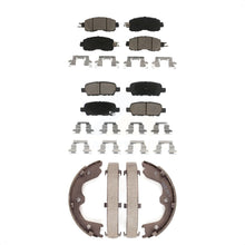 Charger l'image dans la galerie, Front Rear Ceramic Brake Pads And Parking Shoes Kit For Nissan Altima