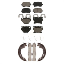 Charger l'image dans la galerie, Front Rear Ceramic Brake Pads Parking Shoe Kit For Toyota Corolla Matrix Pontiac