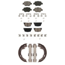 Charger l'image dans la galerie, Front Rear Ceramic Brake Pads And Parking Shoes Kit For 2005-2010 Scion tC