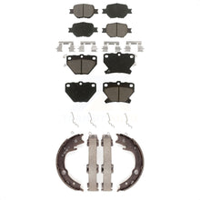 Charger l'image dans la galerie, Front Rear Ceramic Brake Pads And Parking Shoes Kit For Toyota Celica