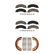 Charger l'image dans la galerie, Front Rear Ceramic Brake Pads And Parking Shoes Kit For Ram 5500 Dodge 4500