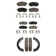 Charger l'image dans la galerie, Front Rear Ceramic Brake Pads And Parking Shoes Kit For Subaru Forester Impreza