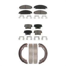Charger l'image dans la galerie, Front Rear Ceramic Brake Pads &amp; Parking Shoes Kit For Dodge Charger Chrysler 300