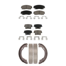 Charger l'image dans la galerie, Front Rear Ceramic Brake Pads &amp; Parking Shoes Kit For Dodge Charger Chrysler 300