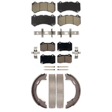 Charger l'image dans la galerie, Front Rear Ceramic Brake Pads And Parking Shoes Kit For Dodge Charger Challenger