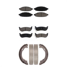 Charger l'image dans la galerie, Front Rear Ceramic Brake Pads &amp; Parking Shoe Kit For 2004-2008 Chrysler Pacifica