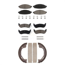 Load image into Gallery viewer, Front Rear Ceramic Brake Pads &amp; Parking Shoes Kit For Mercury Grand Marquis Ford