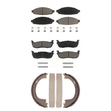 Load image into Gallery viewer, Front Rear Ceramic Brake Pads &amp; Parking Shoes Kit For Lincoln Town Car Limousine