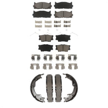 Load image into Gallery viewer, Front Rear Ceramic Brake Pads And Parking Shoes Kit For Toyota Camry Lexus ES350